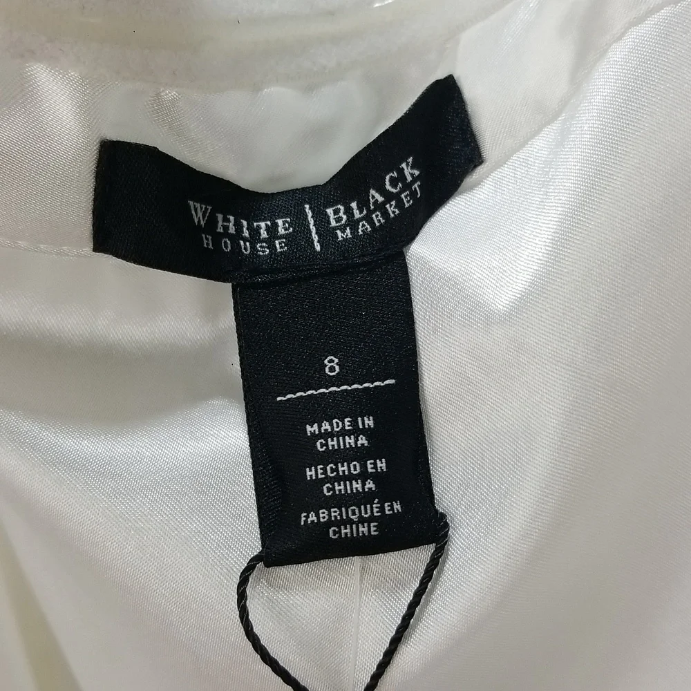 White House Black Market Tiered Waterfall Gown NWT - Picture 8 of 13